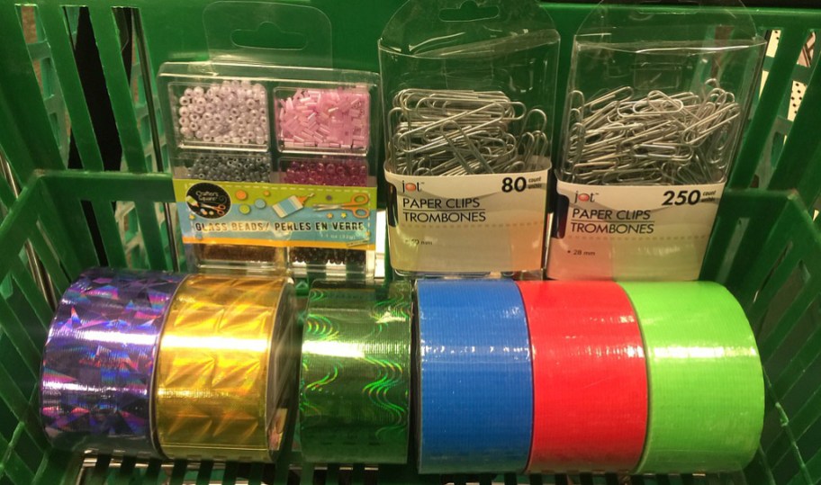 craft supplies at dollar tree